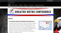 Desktop Screenshot of greatermetroconference.com