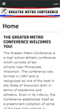 Mobile Screenshot of greatermetroconference.com